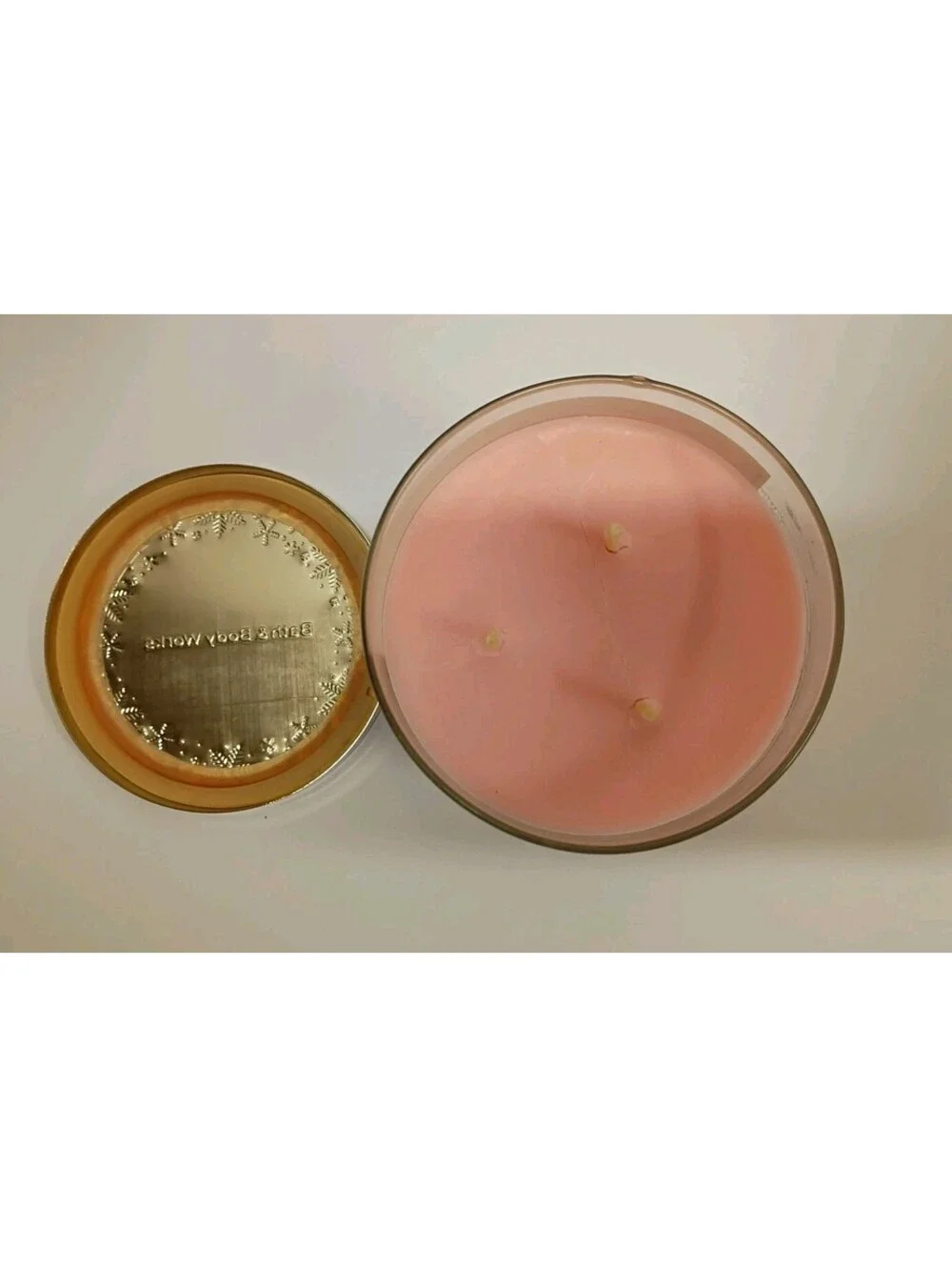 New W/ Box~Bath & Body Works 3 Wick Scented Candle TWISTED PEPPERMINT 14.5  oz